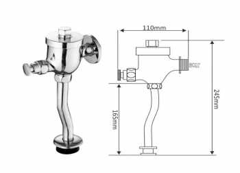 Van xả tiểu nhấn CV-XN5101